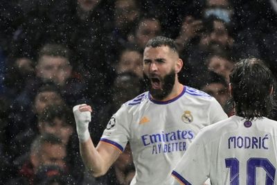 Benzema treble puts Real in command against Chelsea