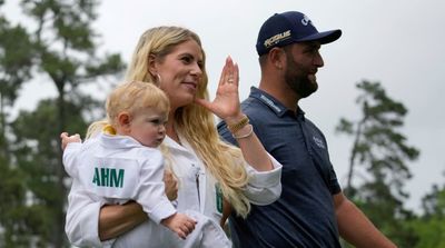 Jon Rahm’s One-Year-Old Son Tries to Steal Microphone During Adorable Masters Interview