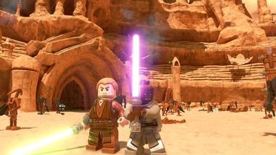 Attacking younglings in LEGO Star Wars lets you fly