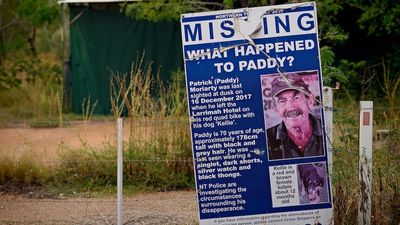 NT Police vow to continue investigations into suspected murder of Paddy Moriarty