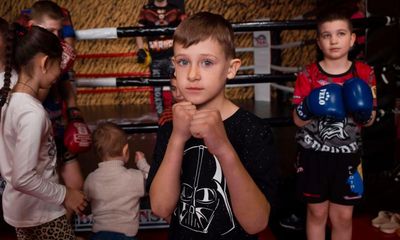 Kickboxing club in Moldova becomes a refuge for Ukrainian children
