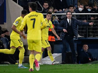 Unai Emery ‘happy but cautious’ after Villarreal’s first leg Champions League win over Bayern Munich