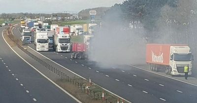 Two men killed and girl in hospital after horror crash on M62