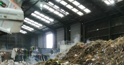 Food waste dumped at Glasgow recycling plant branded "health hazard" by union