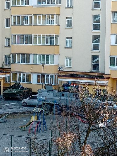 Death and defiance in a Bucha neighbourhood that was held by Russian troops