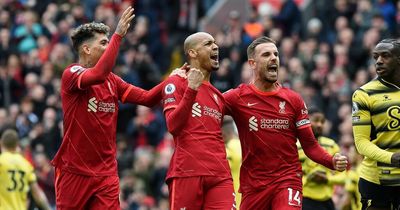 Fabinho injury latest as Liverpool star on course to face Man City
