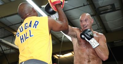 Tyson Fury training "like the challenger" for Dillian Whyte world title fight