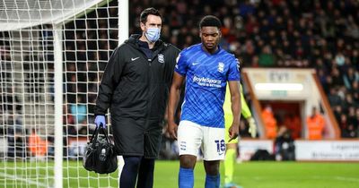 Injured Teden Mengi returns to Man United after Birmingham loan cut short