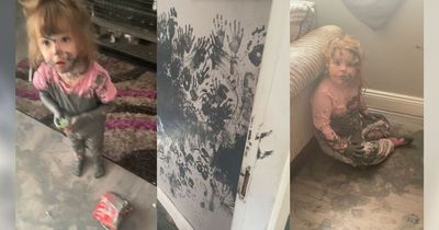 'Gobsmacked' mum offers to give her kids away for free after they cover entire house in BLACK paint