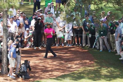 Mics picked up Tiger Woods dropping a tremendous F-bomb after a shot and fans loved it