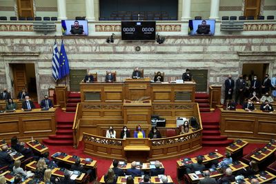 Azov fighter video overshadows Zelenskiy's address to Greek lawmakers