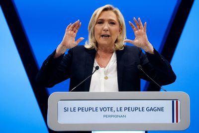 In final major push to voters, France's Le Pen appeals to history