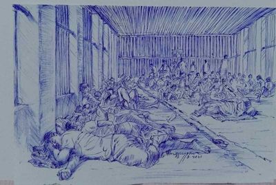 Sketches smuggled out of Myanmar prison expose harsh conditions