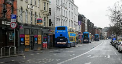 Man struck by bus in horror city centre crash