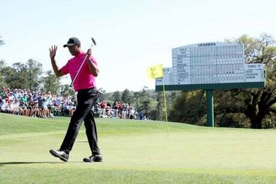 The Masters: Tiger Woods warns there’s a long way to go as he finds himself in the red on day one at Augusta