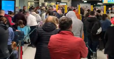 Dublin Airport footage shows massive 3am queues resulting in passenger chaos
