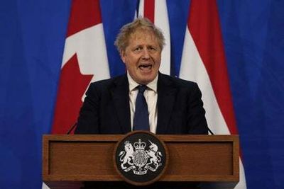 Boris Johnson condemns Russian rocket attack on Ukraine’s railway in No10 presser