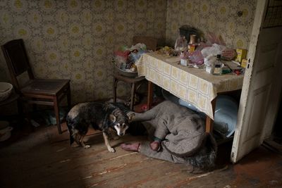 Bucha couple says they were targeted by Russian soldiers because of relatives serving in Ukraine army