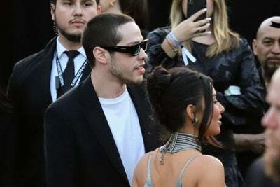 Kim Kardashian and boyfriend Pete Davidson attend premiere of reality series