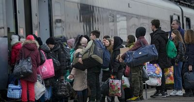 Dozens killed in rocket strike on Ukraine train station where civilians were trying to escape