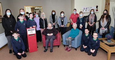 Cookstown primary school pupils deliver ‘Kindness Postbox’ to nursing home residents