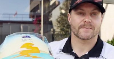 Valtteri Bottas pays homage to Australian girlfriend on race helmet for Melbourne GP