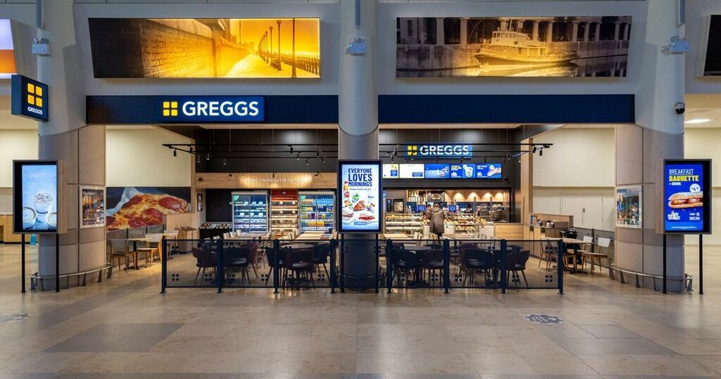 New Greggs store opens at Liverpool John Lennon Airport