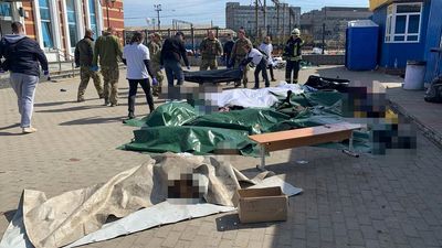 Ukraine news - live: 5 children among 50 killed in Kramatorsk bombing as Russia accused of ‘brutal depravity’