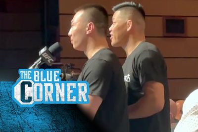 VIDEO: Former Khamzat Chimaev opponent Li Jingliang asks him a question at UFC 273 press conference