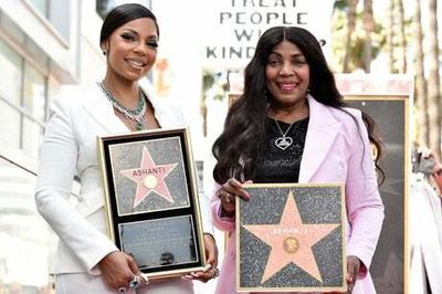 Ashanti awarded star on Hollywood Walk Of Fame and credits her mum for it