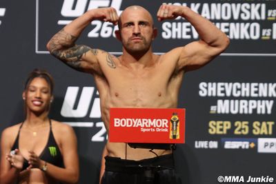 UFC 273 weigh-in results and live video stream (9 a.m. ET)