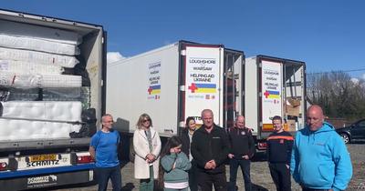 Loughshore lorry effort delivers £40,000 in aid to Ukrainians