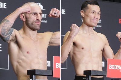 UFC 273 video: Alexander Volkanovski, Chan Sung Jung make weight for title-fight headliner