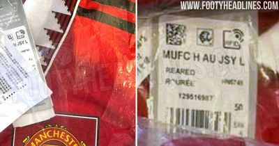 Leaked images of new Manchester United home kit hints at imminent release date