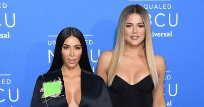 Kim Kardashian and sister Khloe look unrecognisable in unfiltered throwback photo