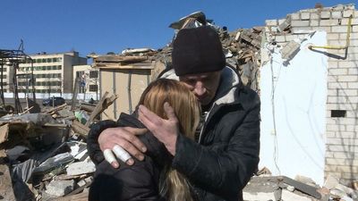Life under the bombs in the western Ukrainian town of Zhytomyr