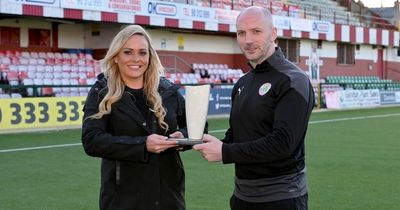 Cliftonville boss Paddy McLaughlin is named Aktivora manager of the month for March