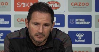 Frank Lampard speaks out on Everton future amid 'real concern' in boardroom