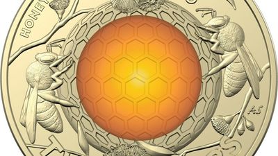 Royal Australian Mint releases $2 honey bee coin to mark bicentenary of the industry in Australia