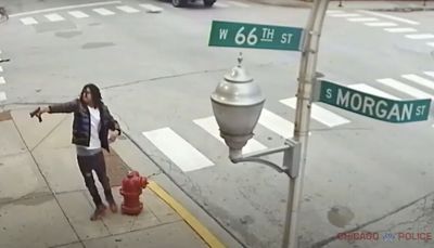 Police release video of man wanted for fatal shooting outside Englewood convenience store