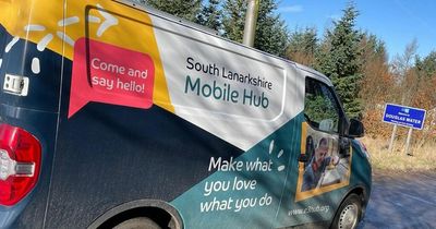 A mobile hub has been doing the rounds in South Lanarkshire to help businesses