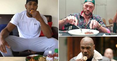 Mike Tyson's diet compared to heavyweights Anthony Joshua and Tyson Fury