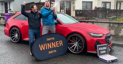Scots council worker lands £100k Audi and £30k cash from £2 competition ticket
