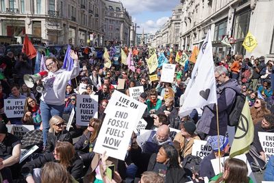 Olympic canoeist among Extinction Rebellion protesters blocking Oxford Street