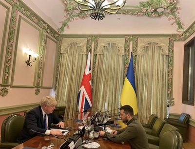 British PM makes surprise visit to Kyiv, meets Zelenskyy