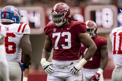 Alabama standouts LB Christian Harris, OT Evan Neal visit Jaguars