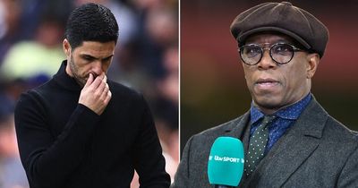 Ian Wright warning proves spot on as Arsenal's top four advantage falls apart