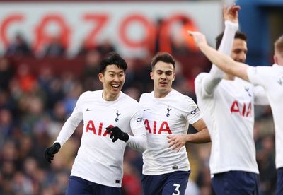 Son Heung-min hat-trick sends Tottenham three points clear in fourth with win at Aston Villa