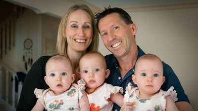 The Fitzgerald triplets were born while mum Leonie was in a coma. 'Mother's intuition' may have kept them safe