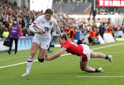 England 58-5 Wales: Jess Breach helps unbeaten Red Roses continue Women’s Six Nations charge
